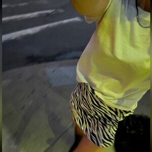Zebra Mini Skirt